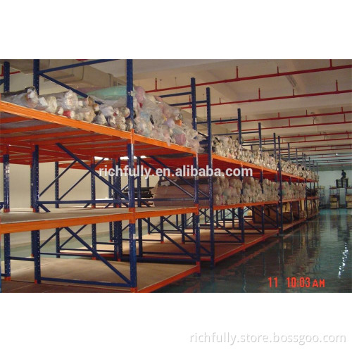 SPECIAL 6 upright columns Long FABRIC STORAGE RACK in D2000mm with wooden board
